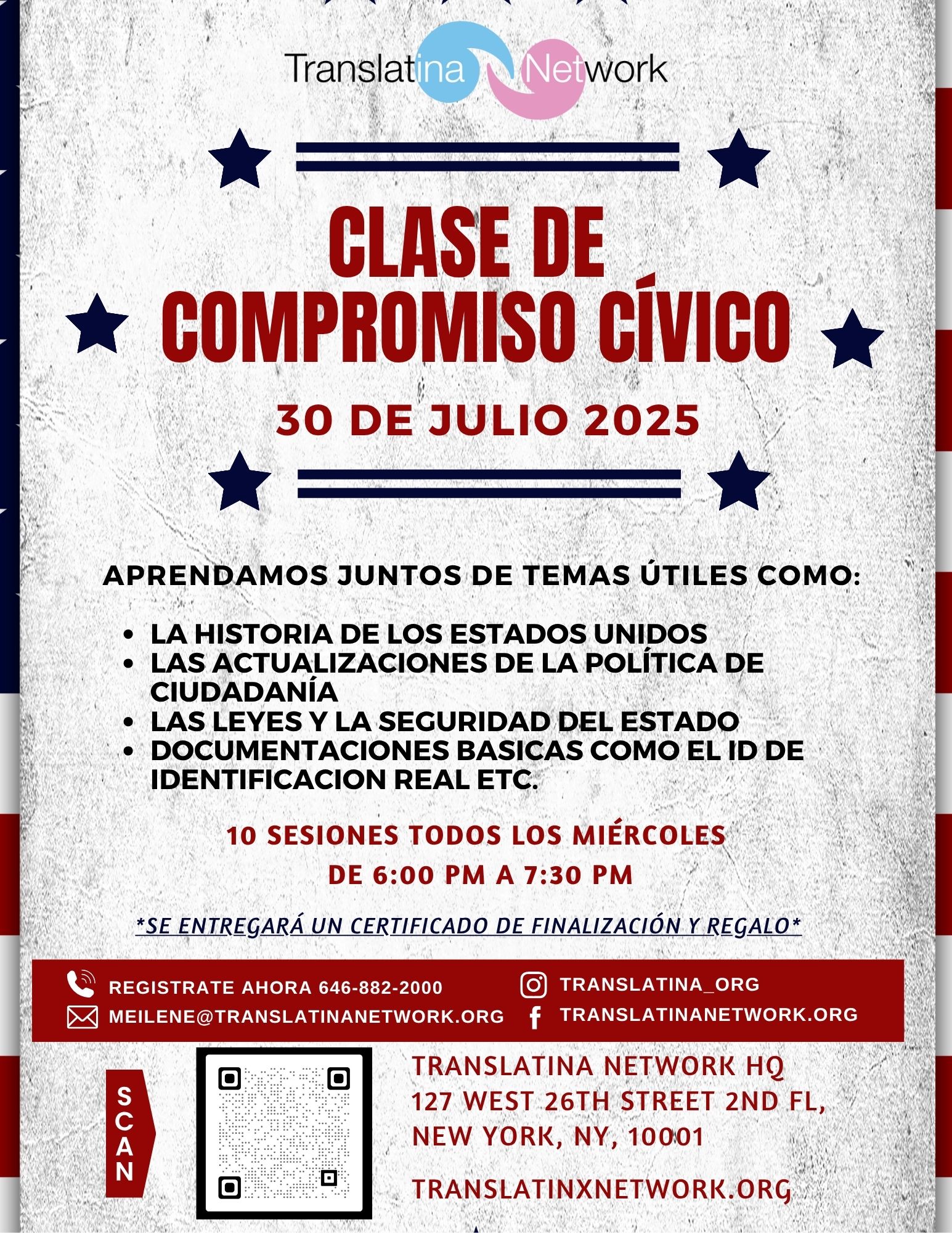 Clase de compromiso cívico