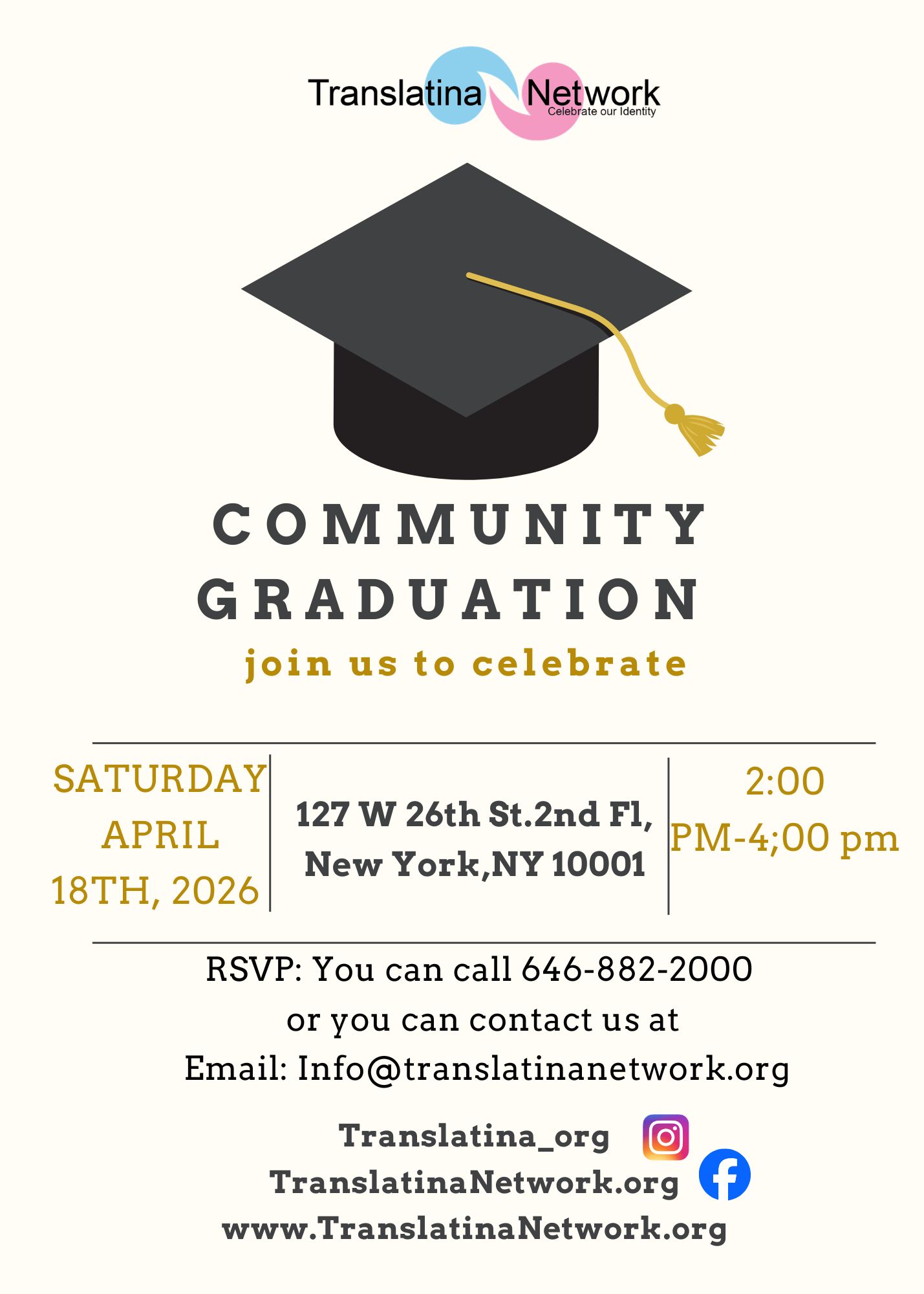 Community Graduation 04.18.26. Eng