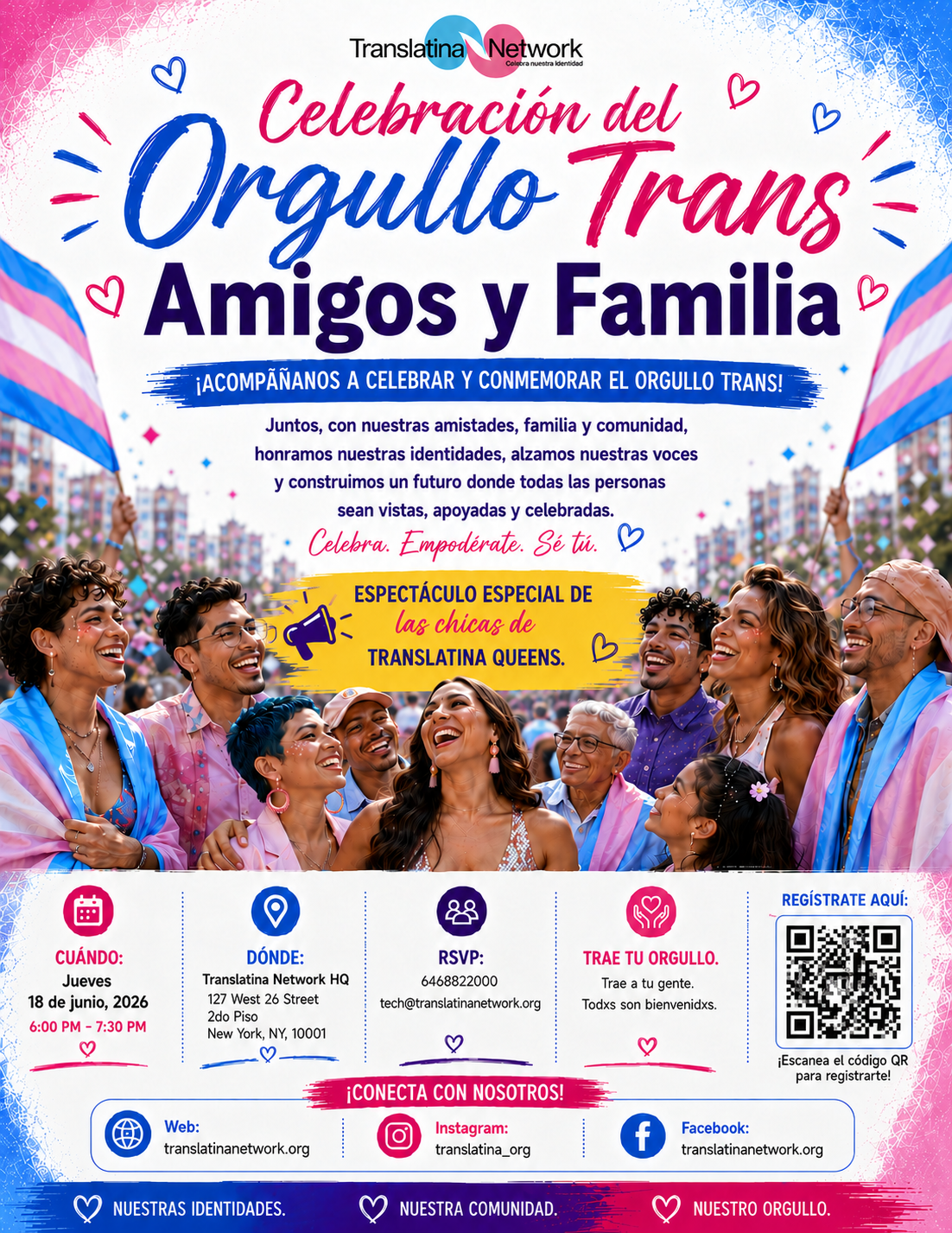 6.18.26 Trans Pride Celebration Flyer SP QR